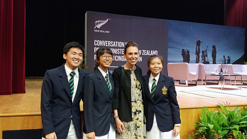 RI Student Leaders with NZ Prime Minister Jacinda Ardern