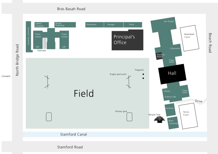 bras basah campus map